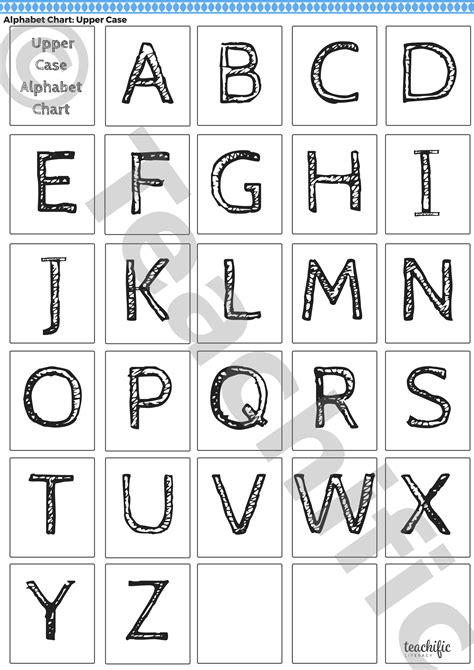 Easy Alphabet Printable Chart Coloring Pages Kids 46 Off