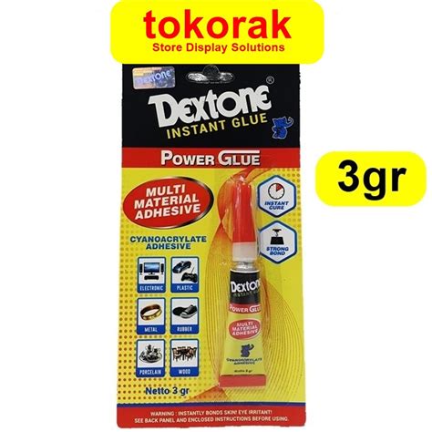 Jual Dextone Lem Power Glue 3 Gr Lem Perekat Super Glue Lem Korea