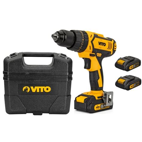 Vito Perceuse Visseuse Sans Fil V Batteries Lithium Ah