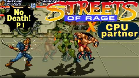 Streets Of Rage X CPU Partner OpenBOR Openborgames YouTube