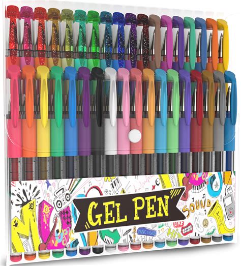 Nylea Packs Gel Pens Set Colored Gel Pens Different Amazing Colors