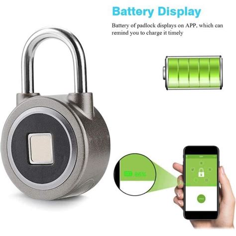 Cadenas Empreintes Digitales Smart Keyless Tanche Bluetooth Lock