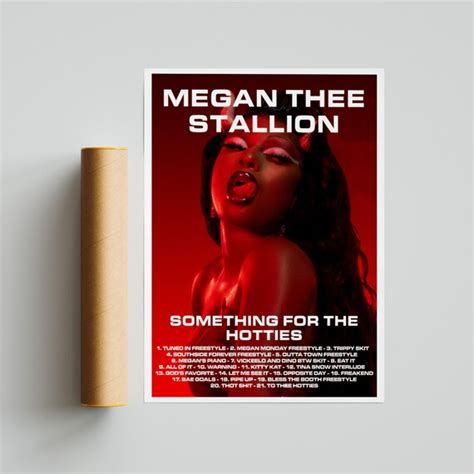 Megan Thee Stallion Something For Thee Hotties Album Poster Etsy