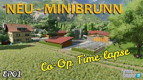 STARTING THE HARVEST CO OP TIME LAPSE EP01 NEU MINIBRUNN