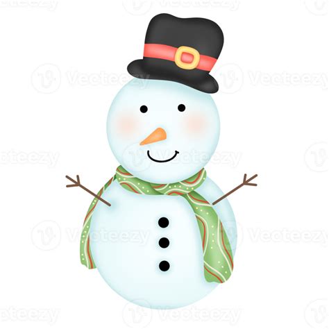 Happy Snowman Winter Drawing 28324629 Png