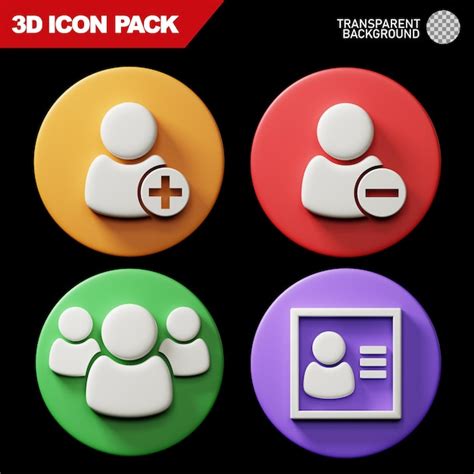 Pack D icônes 3d 19 PSD Premium