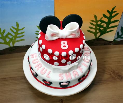 Dwen The Cool Things I Love Minnie Mouse Theme Cake