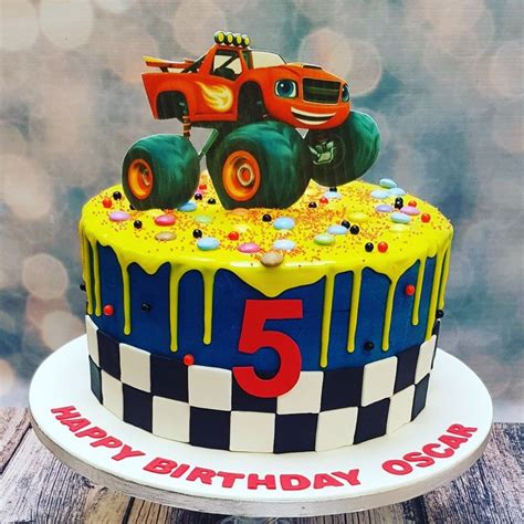 Blaze And The Monster Machines Cake Tortas De Autos Pasteles Para