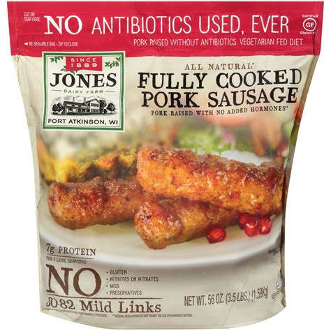 Jones Dairy Farm Pork Sausage All Natural Golden Brown 20 44 OFF