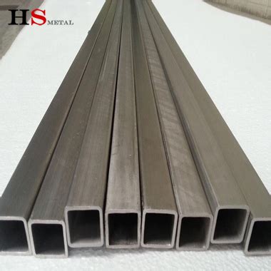 Gr2 ASTM B338 Pure Titanium Square Tube TITANIUM METAL