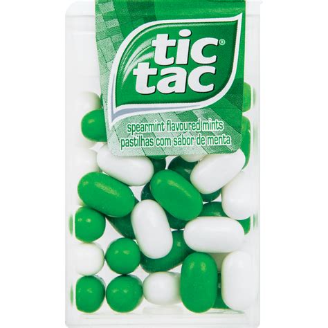 Tic Tac Spearmint Flavoured Mints 16g Mints And Chewing Gum