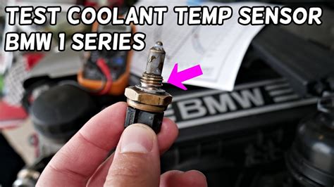 TEST COOLANT TEMPERATURE SENSOR BMW E81 E82 E87 E88 F20 F21 116i 118i