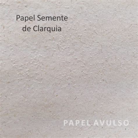 Papel Semente De Clarquia Papel Avulso Loja