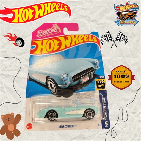 LeHuong Diecast Xe mô hình Hot Wheels Tỉ Lệ Corvette Barbie Màu Xanh Shopee Việt Nam
