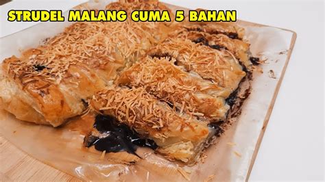 Resep Mudah Membuat Strudel Pisang Coklat Keju Cuma Bahan Youtube