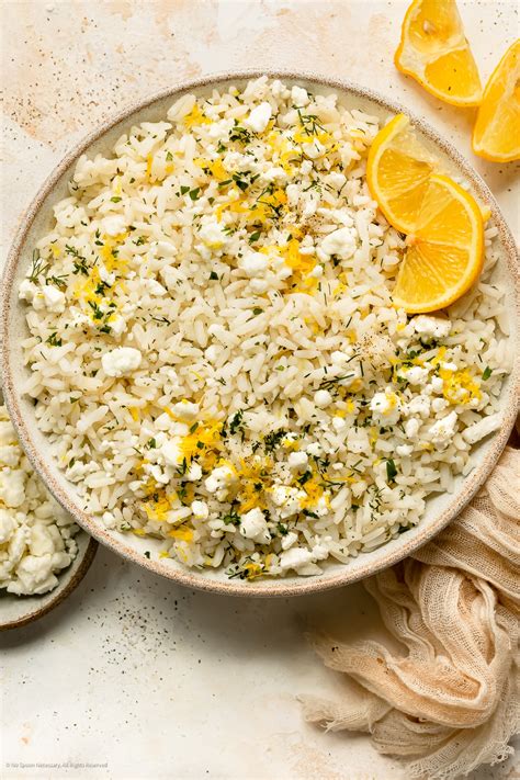 Greek Lemon Rice 25 Minute Recipe No Spoon Necessary