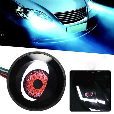 Teissuly Usb Evil Eyes Headlight Led Devil Eye Car 12v Headlights For