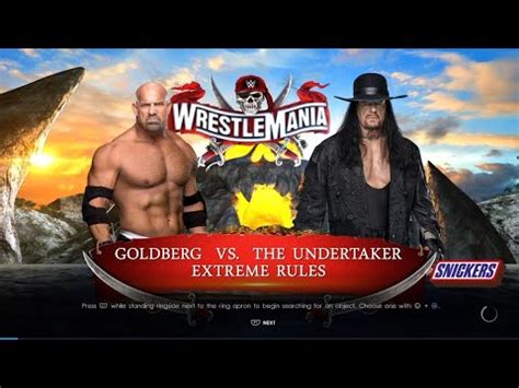 Wwe Goldberg Vs The Dead Man Undertaker Full Match Youtube