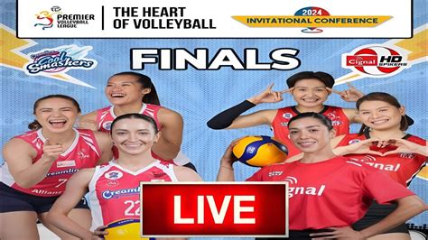 LIVE CREAMLINE COOL SMASHERS Vs CIGNAL HD SPIKERS FINALS PVL