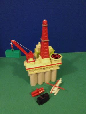 RARE!! Theodore Tugboat Owan the Oil Rig Playset ERTL | #371069691