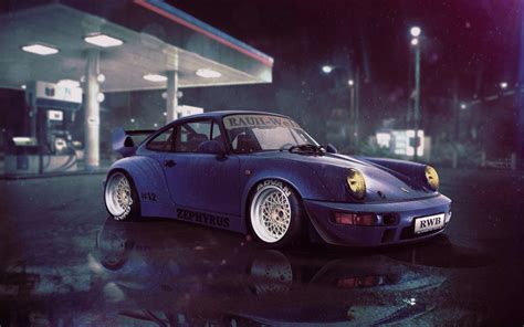 Porsche 911 RWB German Cars Porsche 911 Tuning Race Cars Race