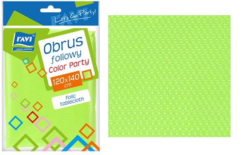 Obrus Foliowy Color Party X Cm Bricomarche Pl