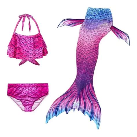 Kit De Bikini De Cola De Sirena Sin Monoaleta For Ni Os Cuotas Sin Inter S