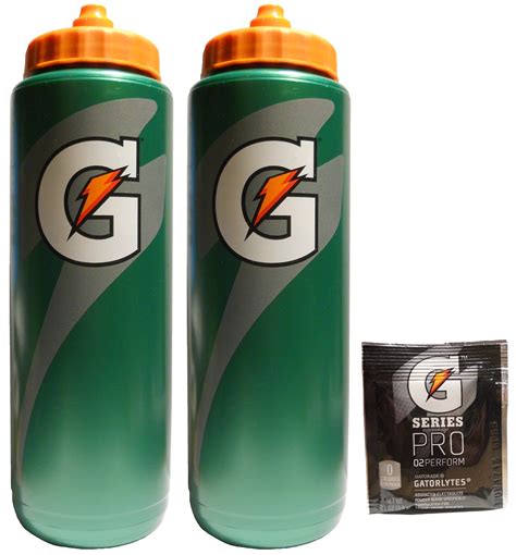 Gatorade Pro Squeeze Bottle 32oz 2 Pack Sports Water