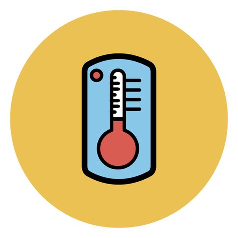 Thermometer Colorful Icon Transparent Png Svg Vector File