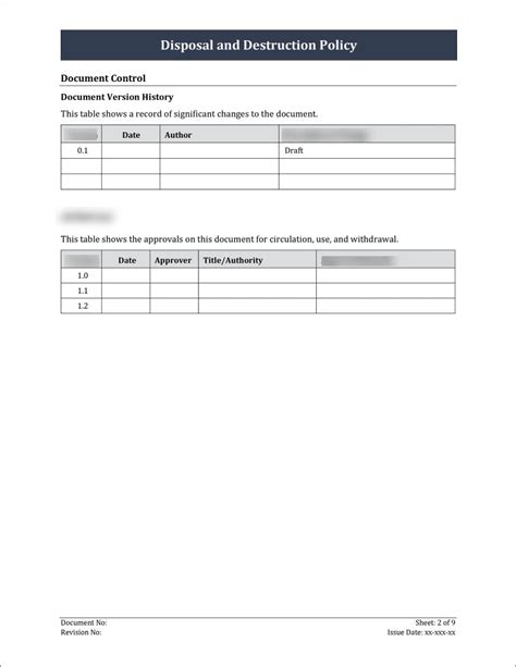 Iso 27001 2022 Disposal And Destruction Policy Template Iso Templates And Documents Download