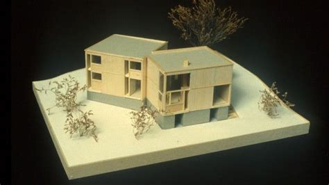 maqueta da casa e envolvente Fisher House Mô hình