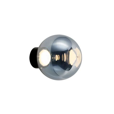 Tom Dixon Lampada Da Parete Globe Surface Silver Led Longho