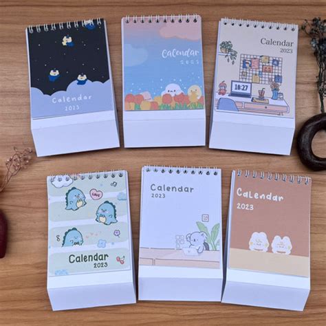 Jual Kalender Calendar Meja Mini Aesthetic Lalacraft Glossy