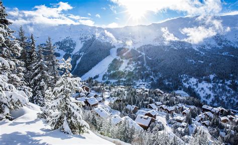 Plan Des Pistes De Ski Méribel France