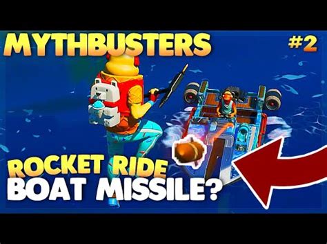 Can You Rocket Ride The Boat Missile In Fortnite Fortnite