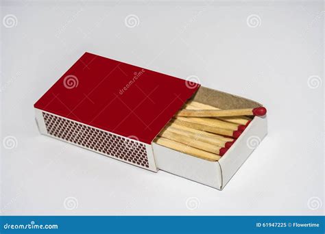 Matchbox With Matches Inside Stock Image Image Of Matches Strike