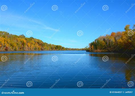 Pennington Mine Lake Minnesota Iron Range Stock Image Image Of