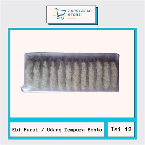 Jual Ebi Furai Udang Tempura Bento Isi Ukuran Gr Frozen Food