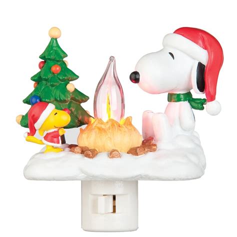 Peanuts Christmas night light Multicolor Incandescent Night Light Auto ...