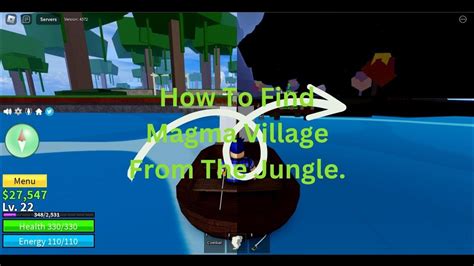 How To Find Magma Village From The Jungle In Blox Fruits Roblox Youtube