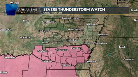 Arkansas Storm Team Weather Blog Severe Storms Are Possible Tuesday