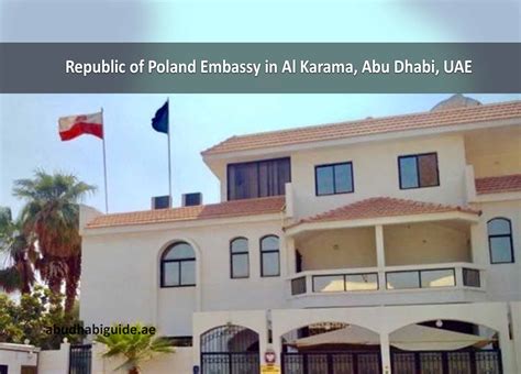 Republic Of Poland Embassy In Al Karama Abu Dhabi Uae Abudhabi Guide