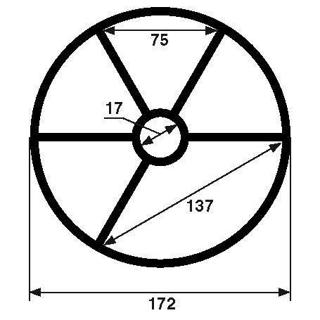 Joint étoile de vanne Praher 2