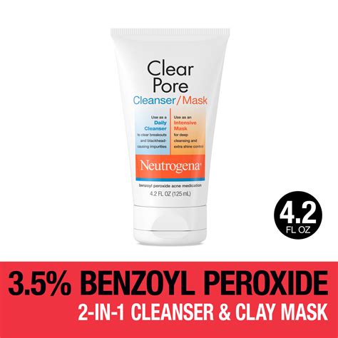 Neutrogena Clear Pore Cleanser Mask 4 20 Oz