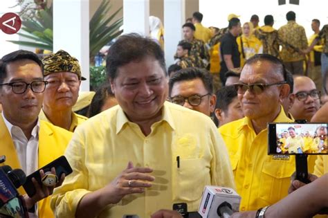 Airlangga Targetkan Rebut Kembali Kejayaan Golkar Di Pemilu 2024