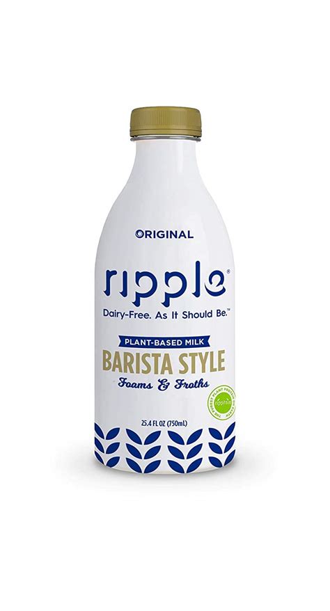 Ripple Barista Style Vegan Milk Foams And Froths Just Like