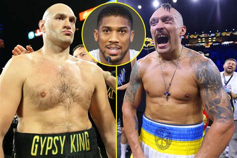 Anthony Joshua Won T Sleep At Night Until He Beats Tyson Fury Vs Oleksandr Usyk Winner To