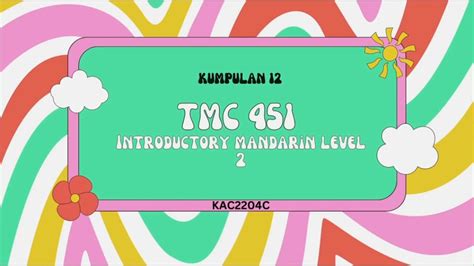 Tmc Introductory Mandarin Level Kumpulan Youtube