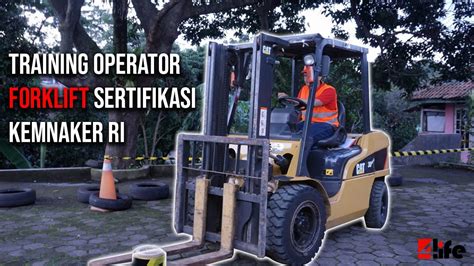 Pelatihan Operator Forklift SIO Sertifikasi KEMNAKER YouTube