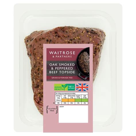 Waitrose Oak Smoked Beef Topside Joint Ocado